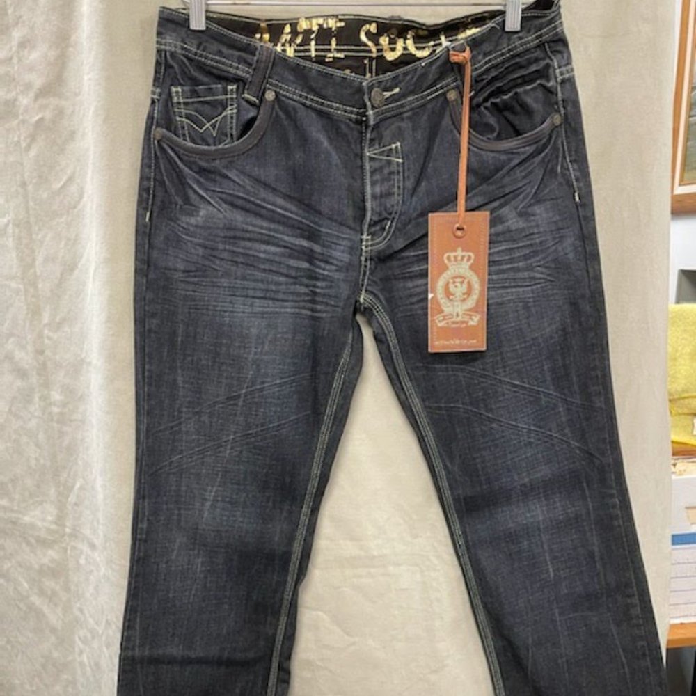 NWT Men's Anti Social Low Rise Jeans Size 36